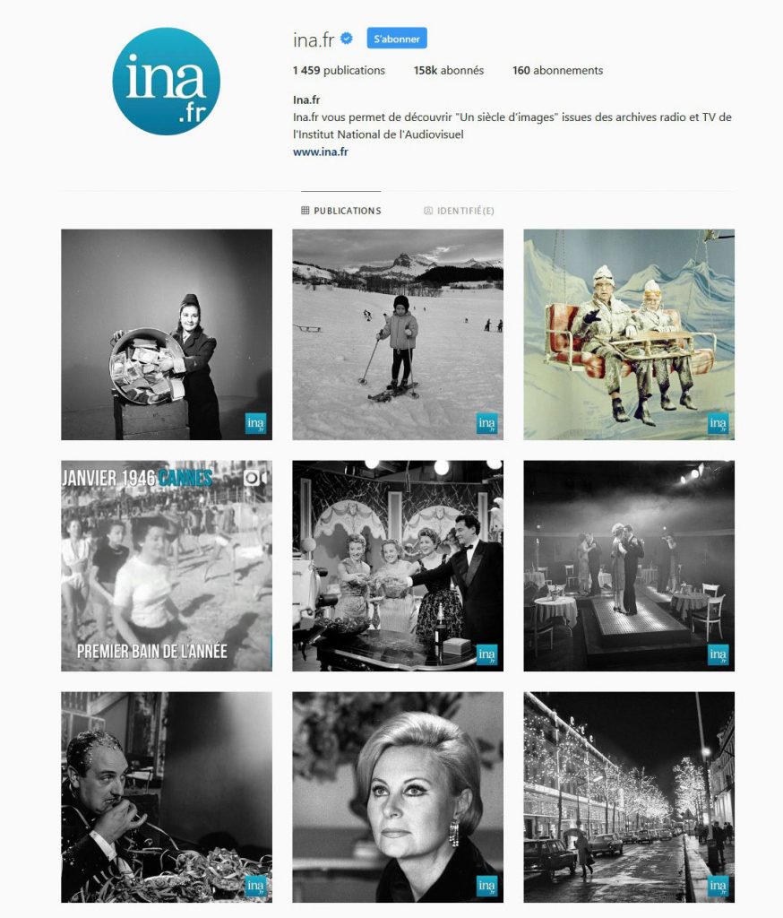 Capture d'écran ina.fr